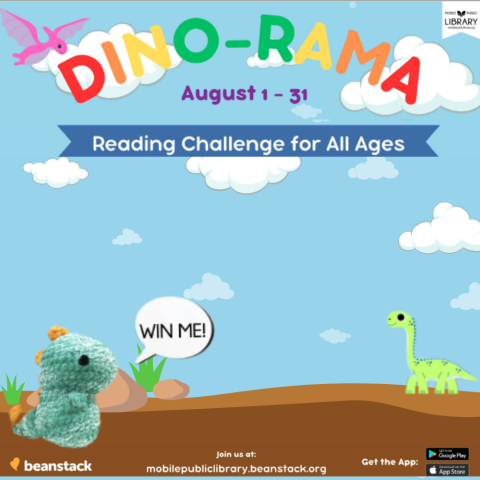 Dino-Rama Beanstack Reading Challenge | Mobile Public Libraries